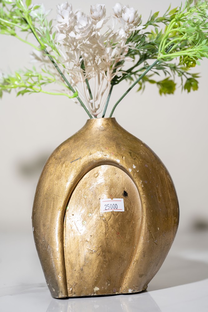 Artisan Gold Arch Bud Vase