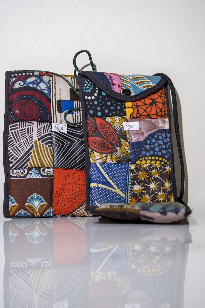 African Print Patchwork Crossbody Bag