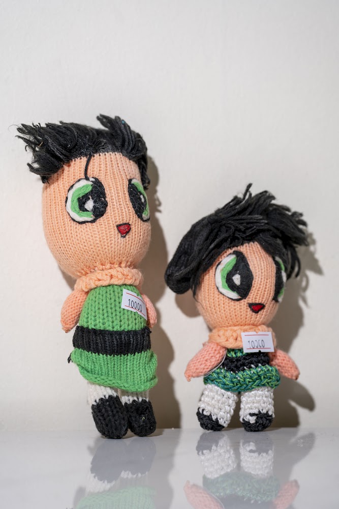 Handknit Cartoon Hero Character Dolls