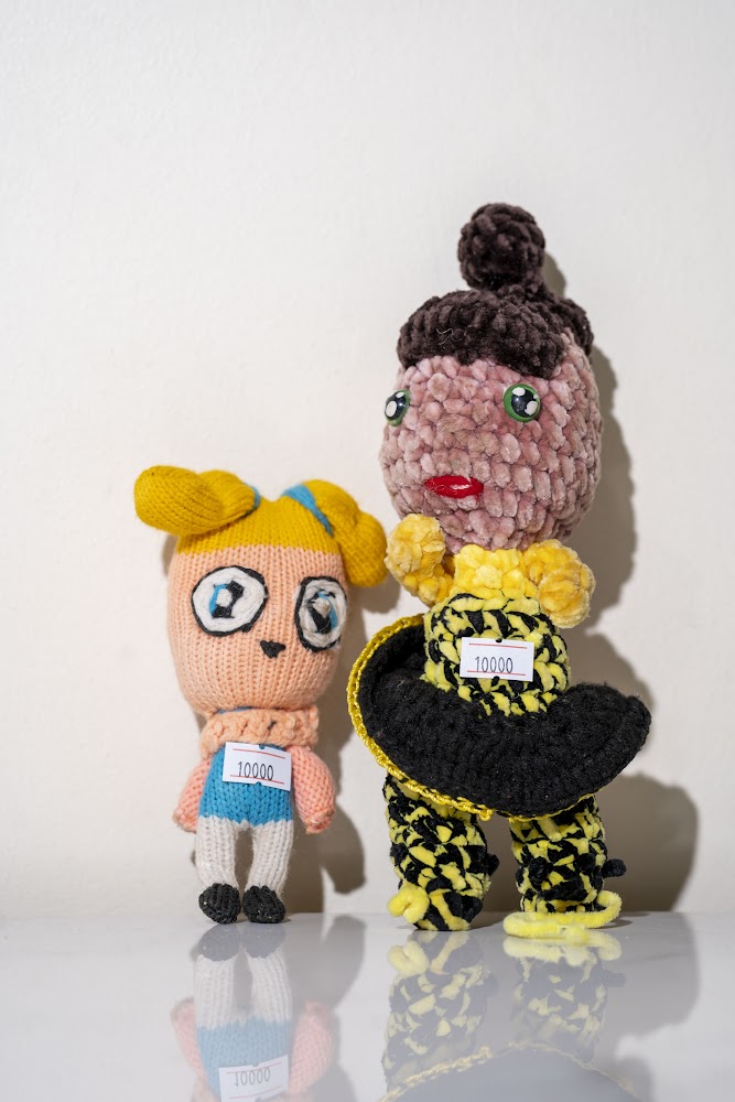 Handmade Crocheted Character Doll Set